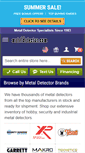 Mobile Screenshot of metaldetector.com